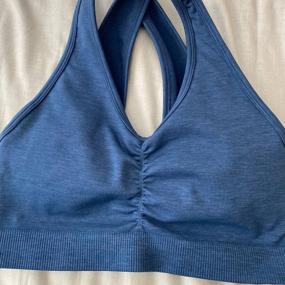 **Like New, Gently Used Alpha Athlete – Amplify Sports Bra in Oceania, Size Med.
